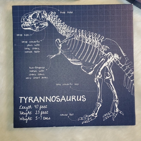 Like New! Canvas Dino Wall Art. - Picture 2 of 14